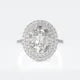 MUSHAN Jewelry Factory Cross Border Best Selling S925 Silver 3 Carat Oval Pigeon Egg 8*10 High Carbon Diamond Ring Is Luxurious
