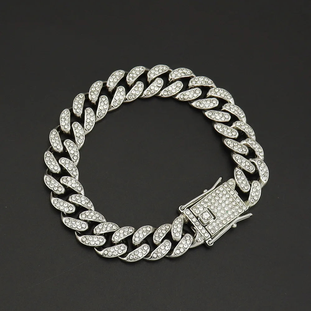 BiG-BOSS Durable Fashion Jewelry Hip Hop 18k Gold Plated Men Women Cuban Link Chain Choker Necklace