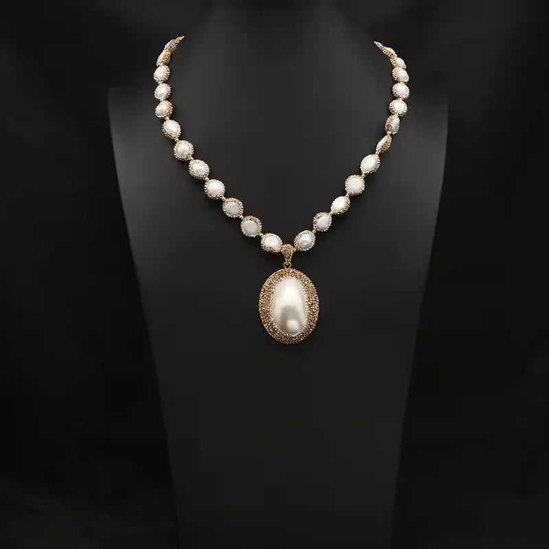 GLSEEVO 18K Gold Plated Natural Freshwater Pearl Jewellery Sets — Luxury Bridal & Wedding Collection
