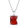 Gioiellieri Fine Jewelry: 925 Sterling Silver Custom Zircon and Colored Gemstone Necklace with the Twelve Birthstones Women Rhodium Plated