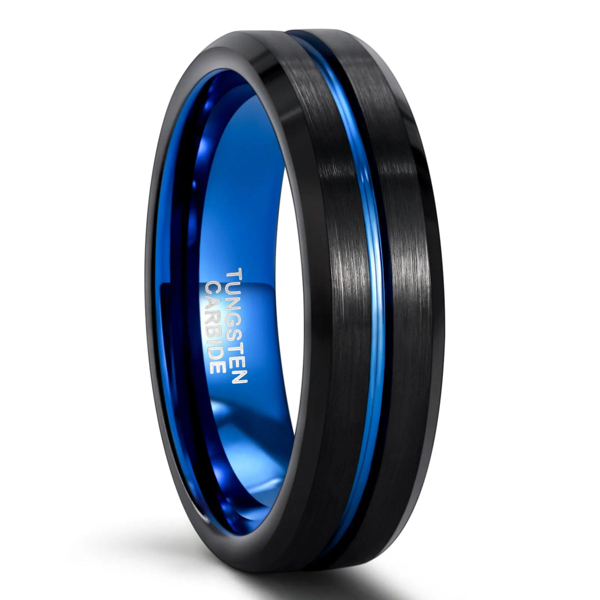 NEWLiFE REBEL District Wave 6mm Tungsten Ring