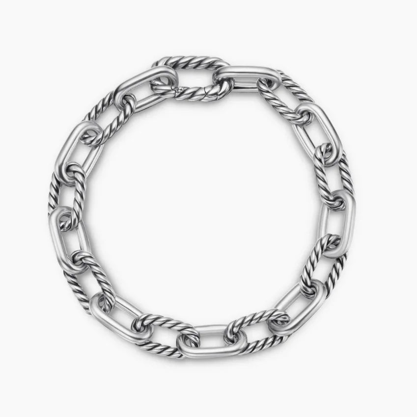FASHIONISTA DY High-Quality Silver-Plated 8.5MM Madison-Style Bracelet, Gold-Plated 8.5MM Bracelet, Jewelry