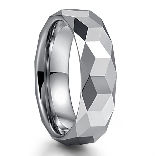 NEWLiFE REBEL Outline Path 6mm Ring in Tungsten