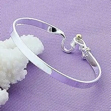 REBEL Simple Fish bracelet, Geometric Inlay, Silver-Glossy Fashionable Jewelry