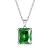 Gioiellieri Fine Jewelry: 925 Sterling Silver Custom Zircon and Colored Gemstone Necklace with the Twelve Birthstones Women Rhodium Plated