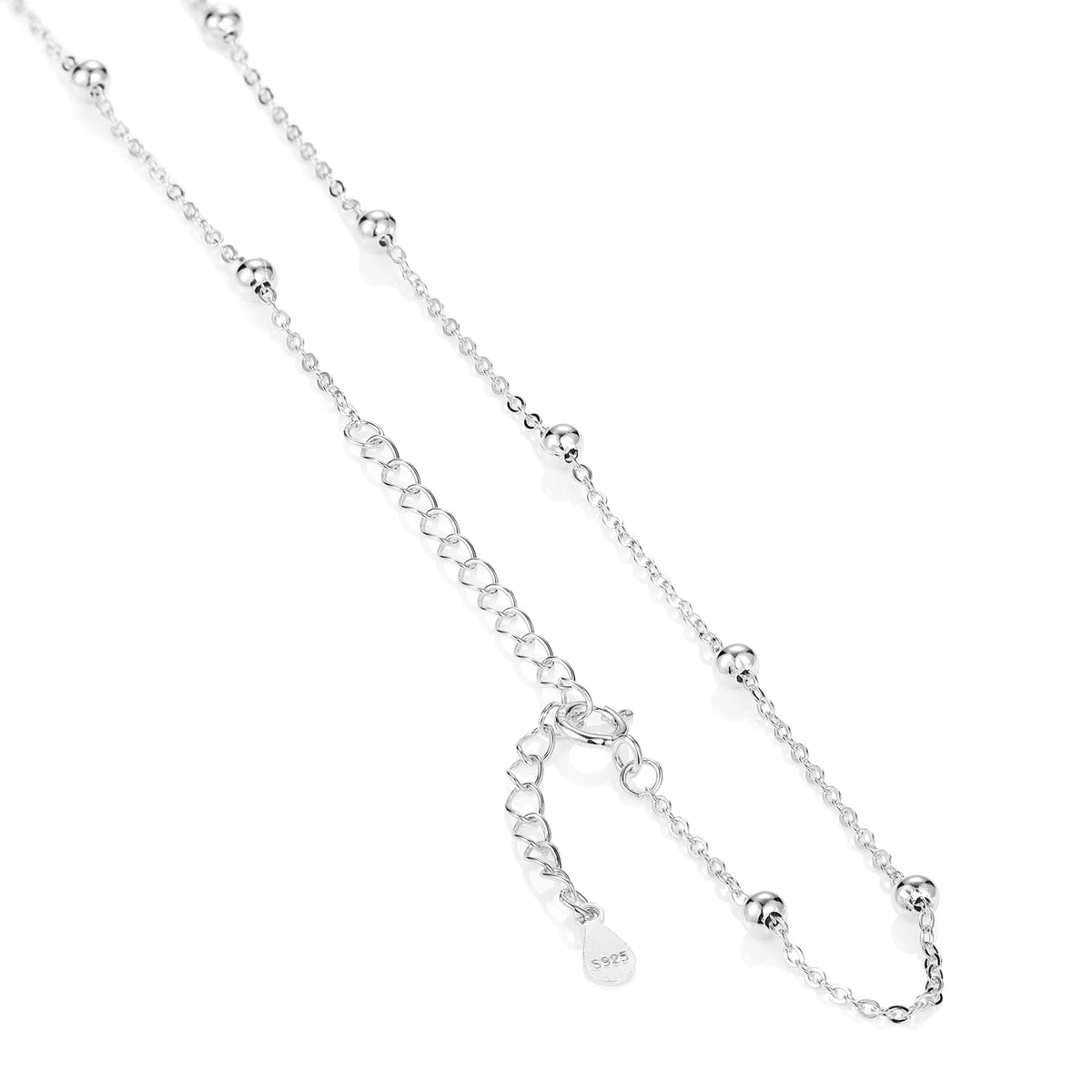 REDheart Custom 925 Sterling Silver Thin Chain Italy Link Adjustable Box Cross Singapore Gold Plated Necklace Fine Jewelry