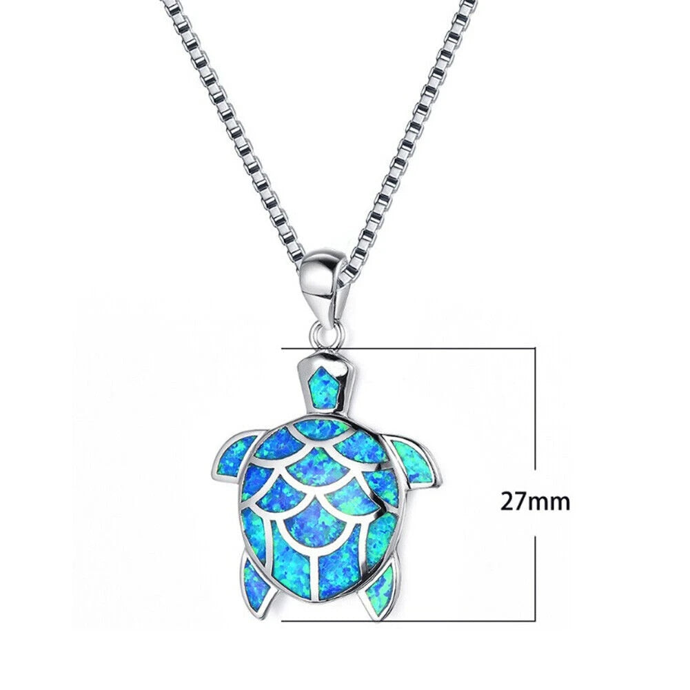 Aobao Luxury Opal Necklace with Gold Plated Copper Construction