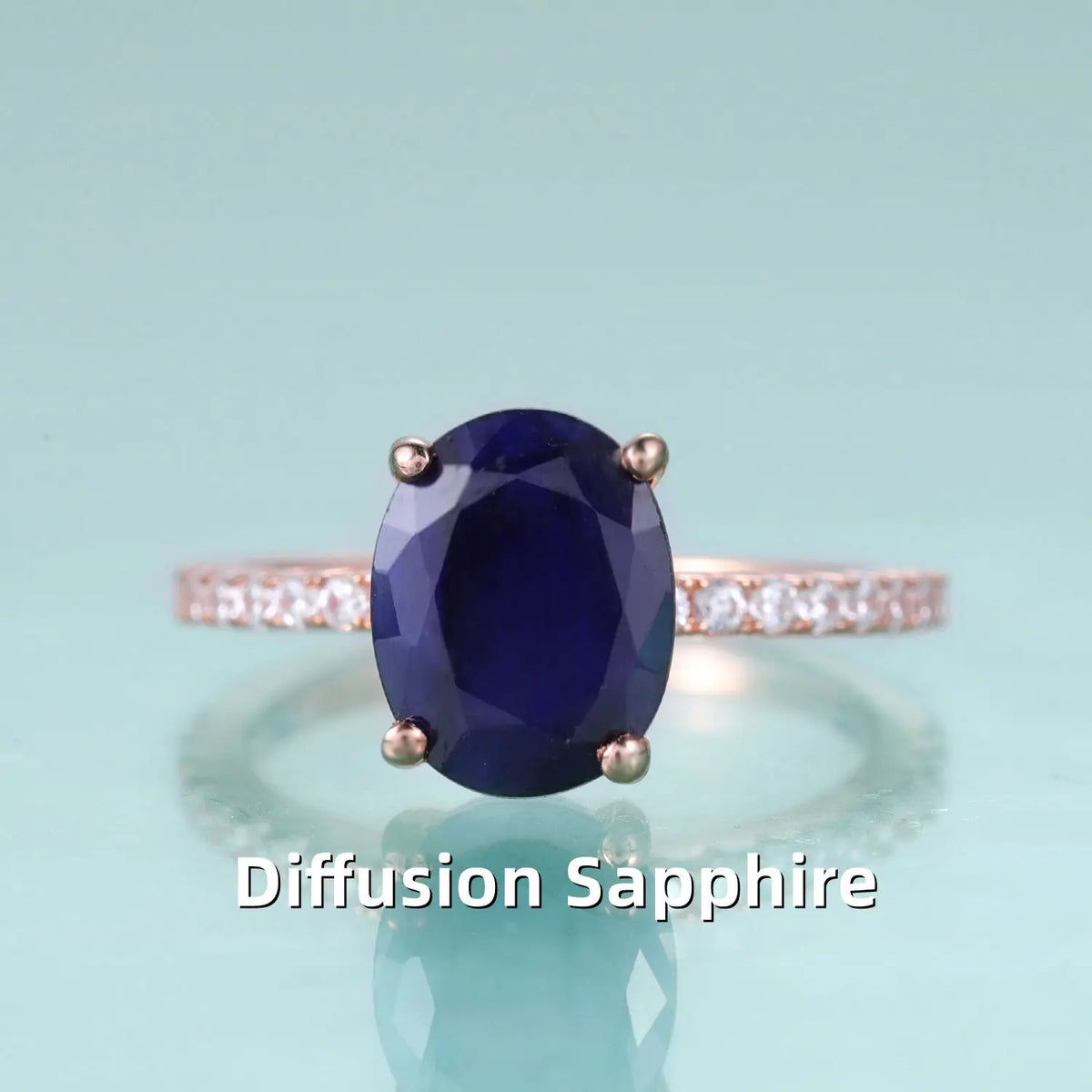 ArtistA Natural Gemstone Big Main Stone Oval Cut 8*10MM 925 Sterling Silver Women Jewelry Ring Garnet Amethyst Sky Blue Topaz Ring