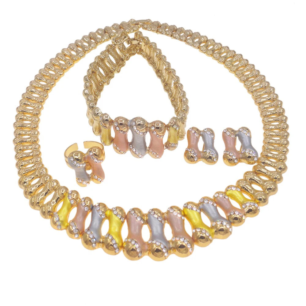 Zhuerrui Nigerian Collar Neck Jewelry Sets Choking Necklace Women Jewellery Sets Dubai Artificial Red Coral Jewelry Set HA10083