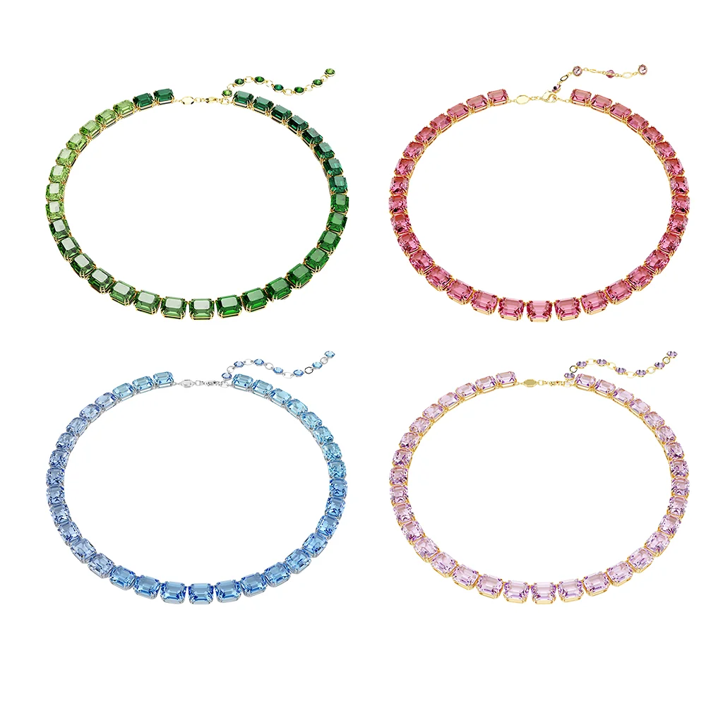 S&S Opulent Designer Necklace with Timeless Luxury Style, Delicate Structure and Bright Glow to Elevate Your Whole Outfit.