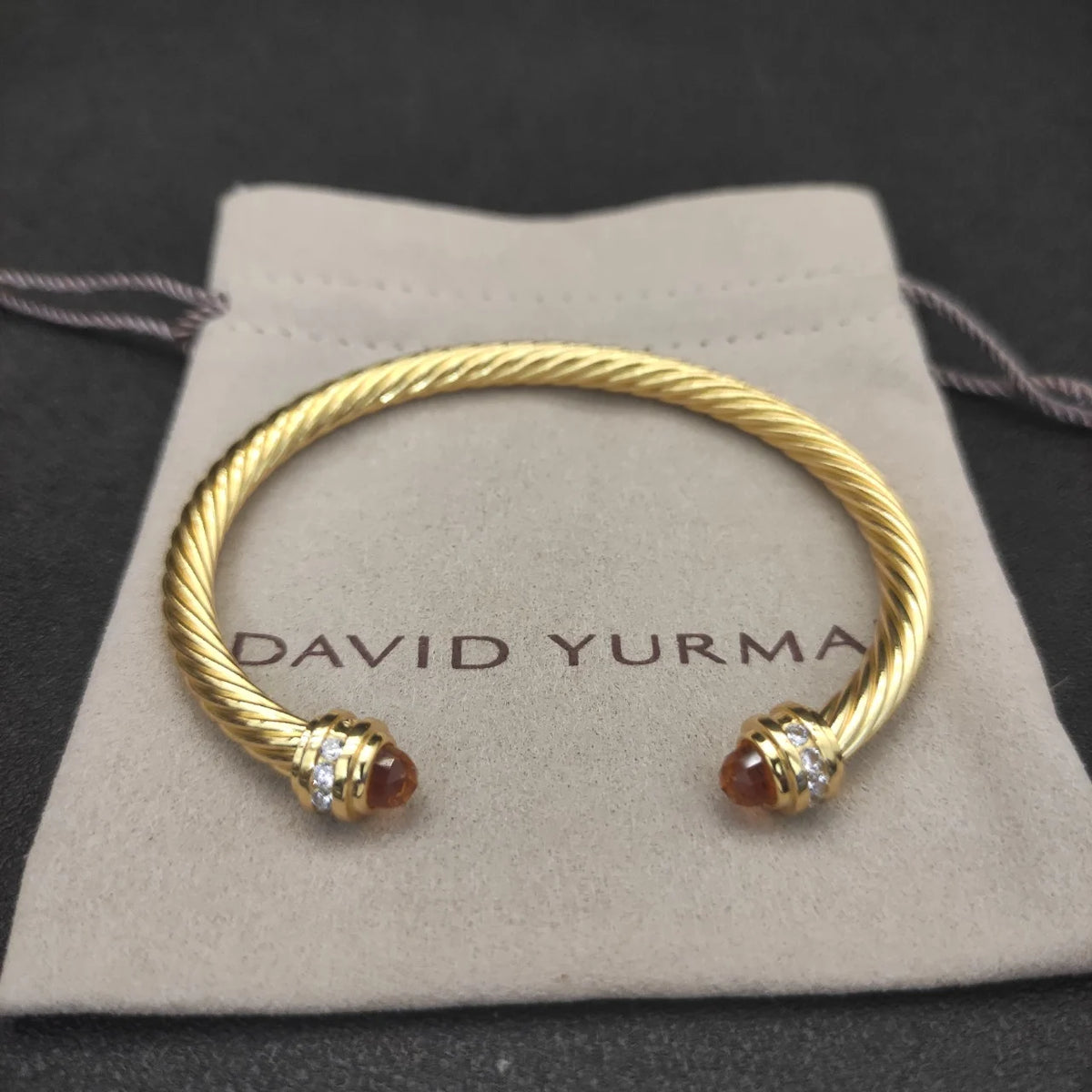 FASHIONISTA DY High-Quality 5mm Gold-Plated Diamond-Set Fashion Bracelet, Unisex Silver-Plated Diamond-Set Bracelet, Jewelry