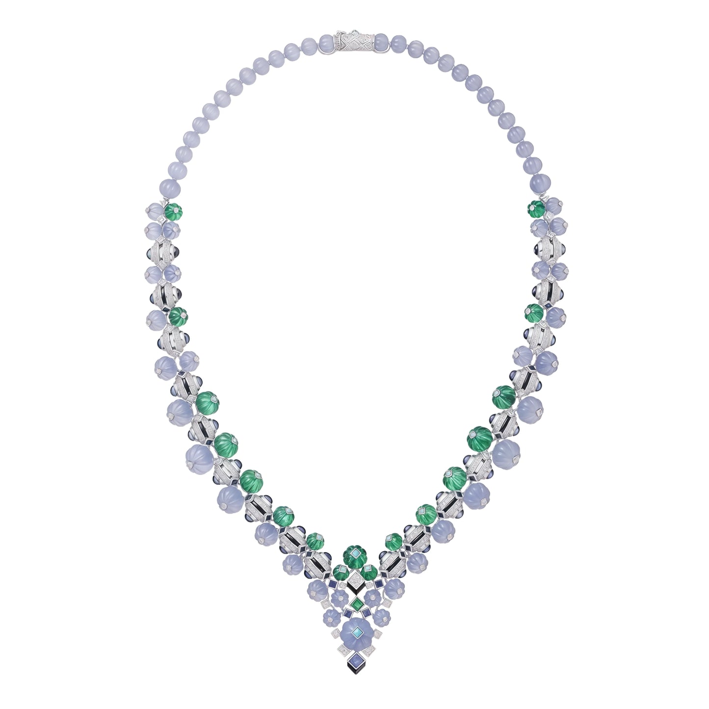 MUSHAN Luxury Brand Designer Necklace 925 Sterling Silver with High Carbon Diamond Charm Tutti Frutti Style for Weddings Gifts