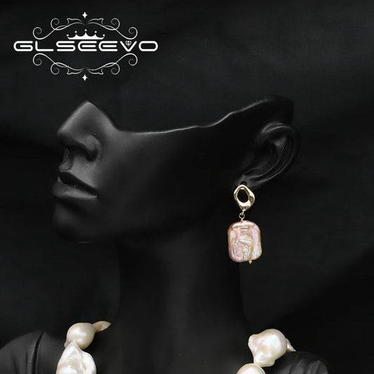 925 Sterling Silver Ear Stud Geometric Hollow Out Original Design Woman Earrings Female Temperament Jewelry