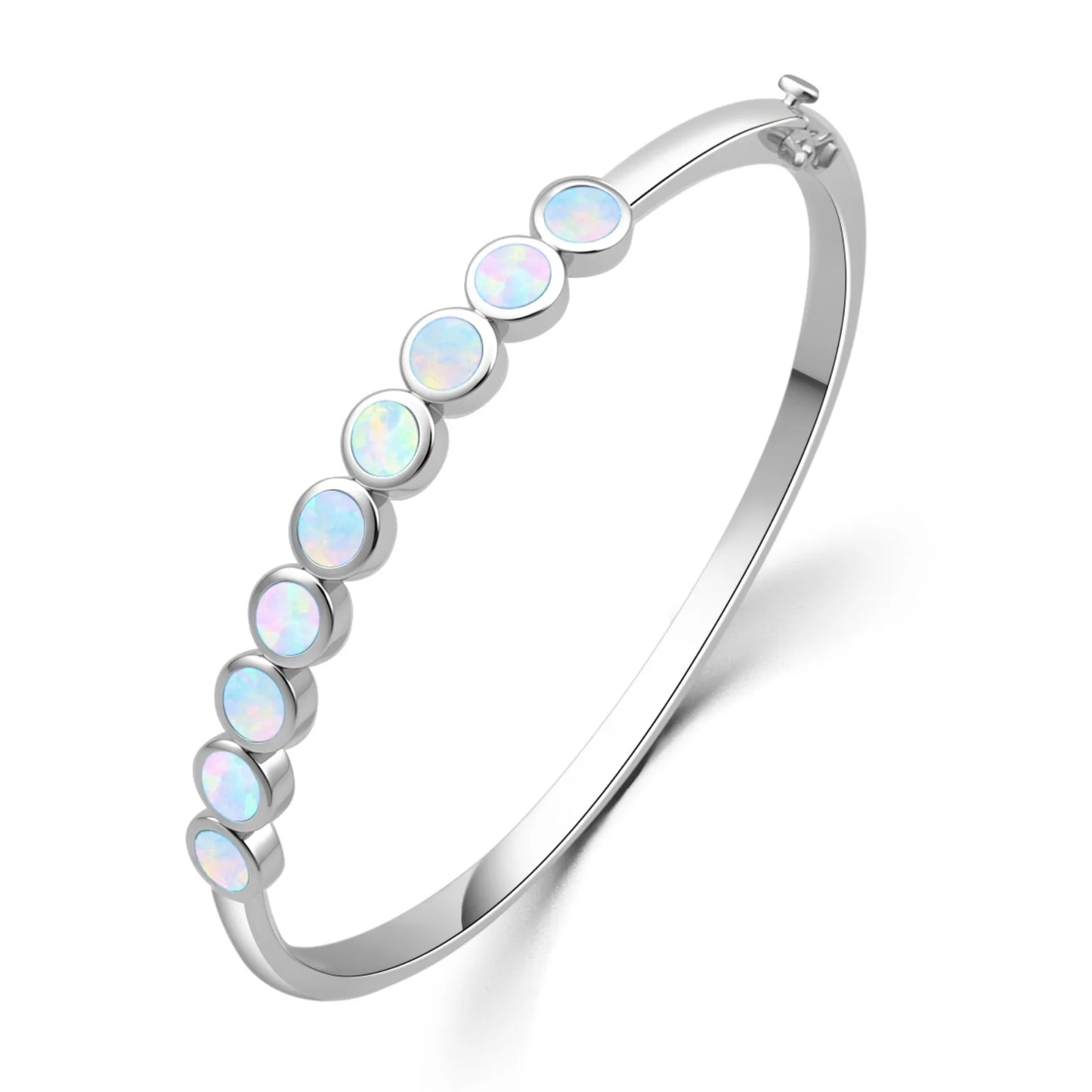 Modern Brass Minimalist Ocean Opal Ring-Hawaiian Design Bulk Jewelry Supplier
