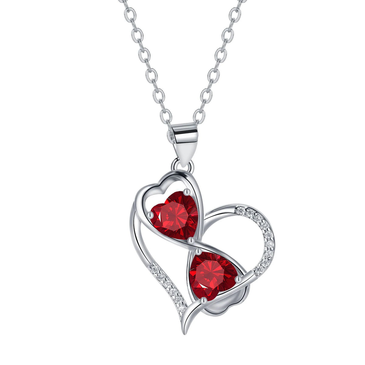 REDheart Silver Plated Heart Pendant Necklace Chai Dog Necklace Sunflower Necklace Bee Daisy Necklace Butterfly Necklace for Women Gift