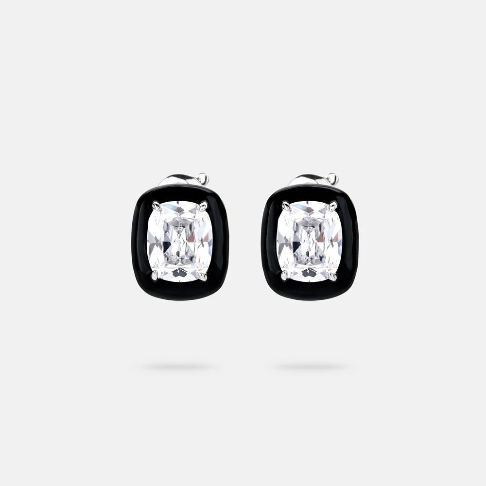 MUSHAN Jewelry Factory 925 Sterling Silver Earrings for Women Niche Light Luxury and High End Look Set With High Carbon Diamonds