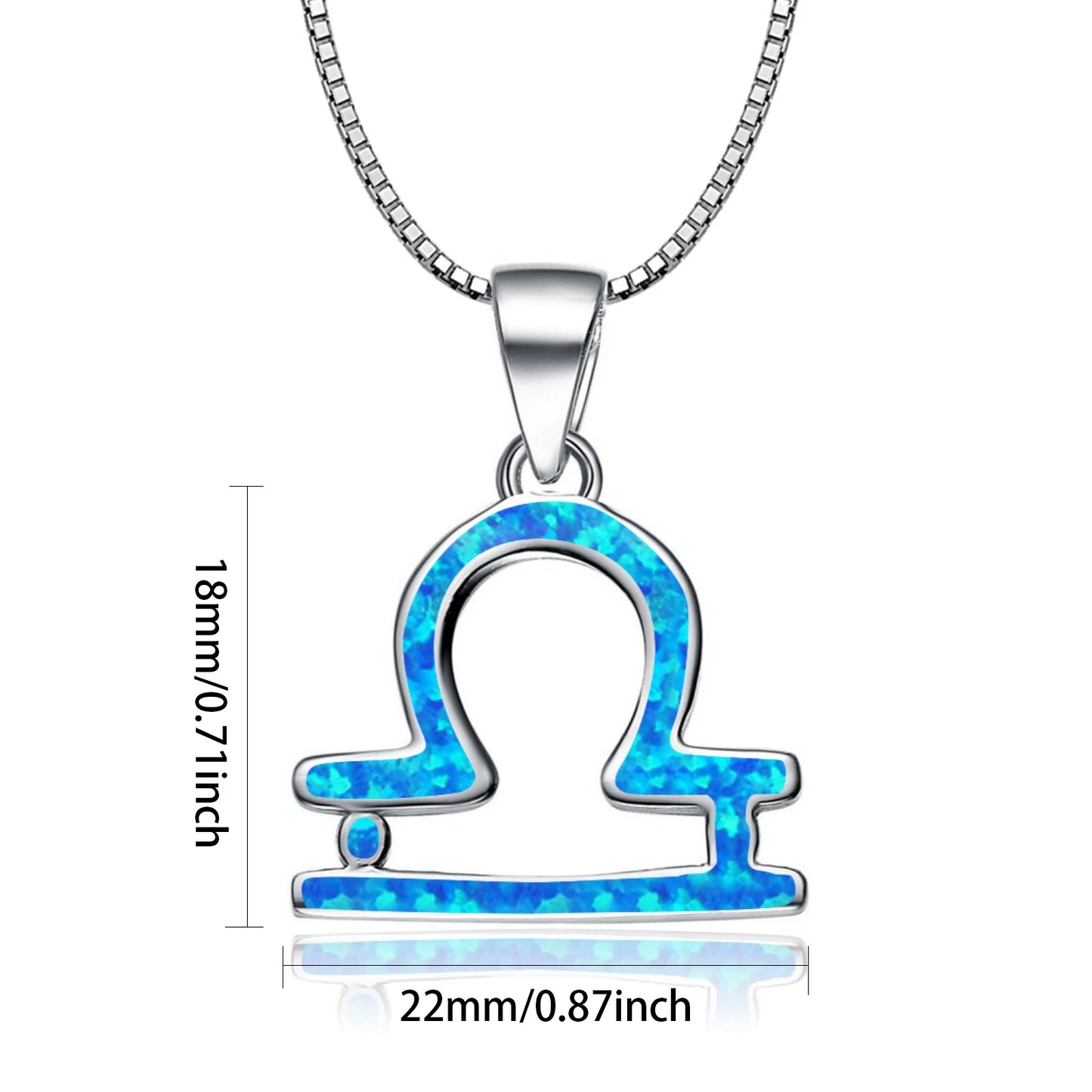 Libra Zodiac Style Necklace Aobao Fashion Jewelry for Daily & Social Moments