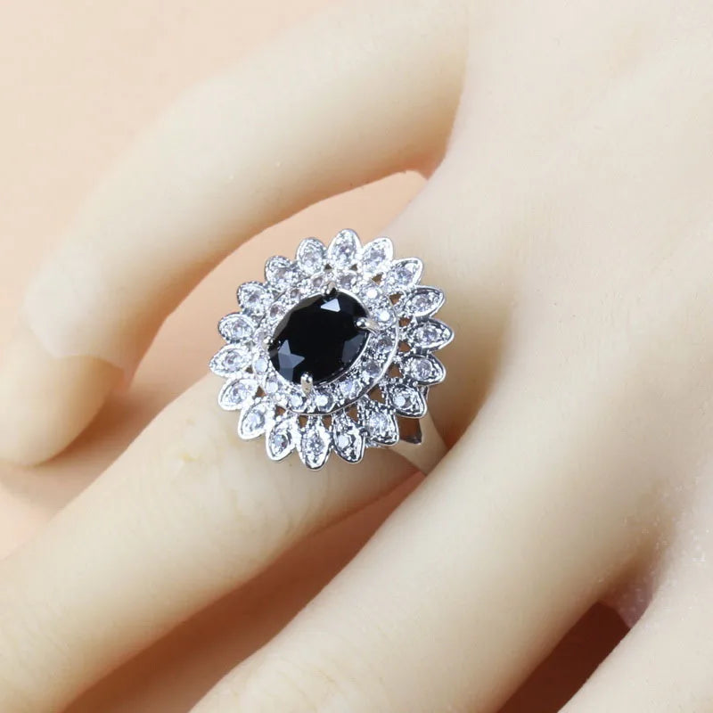 REDheart 2025 Fashion Earrings Rings Bracelets Necklace Fashion Elegant Zircon Jewelry Sets for Women Mothers Day or Wedding