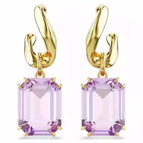 Gemfiori Austrian Millenia Series High-quality Octagonal Crystal Jewelry Set, Jewelry