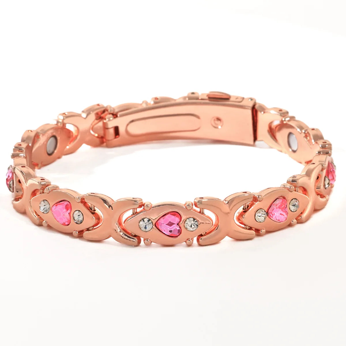 European and American fashion detachable energy magnet bracelet with diamond-encrusted and adjustable ladies bracelet