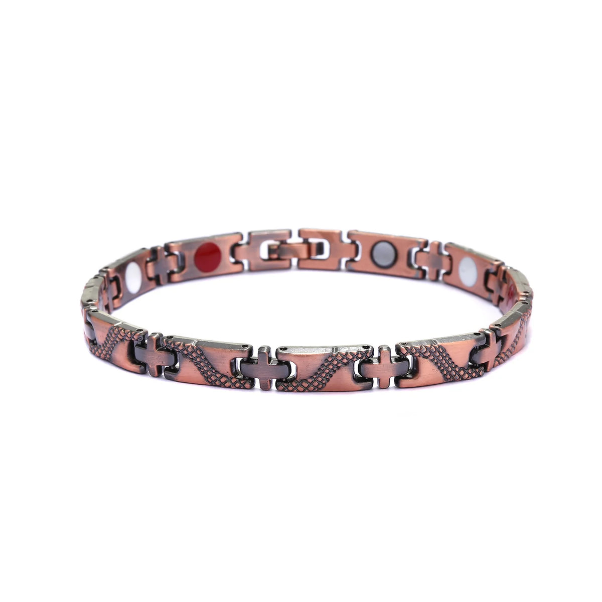NewLife - Magnetic Kevlar Natural Stone Cross Bracelet