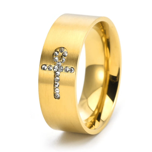 NEWLiFE REBEL Modern Frame Stainless Steel Ring