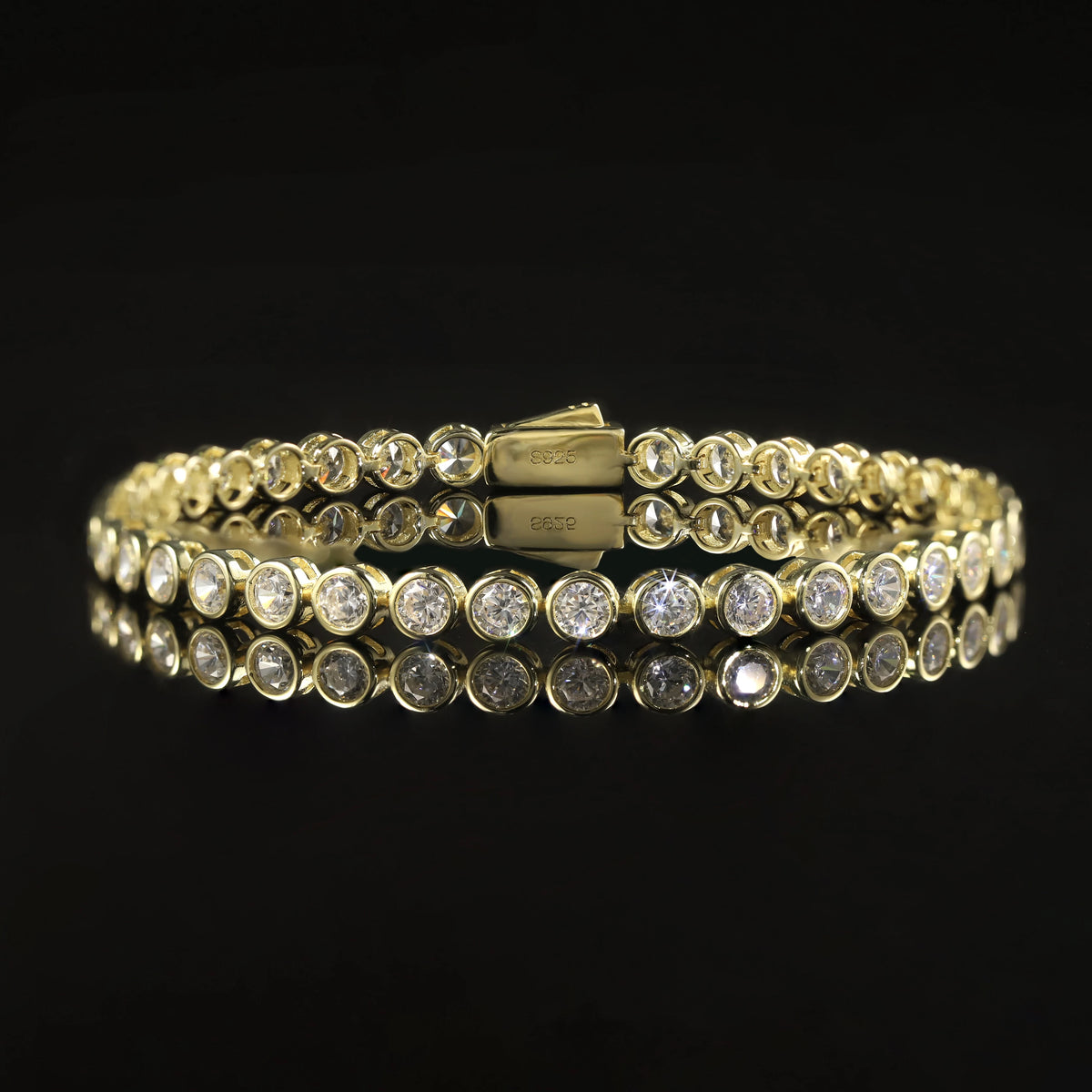 ArtistA Abiding OEM ODM Unique Design Fancy Multi-shape Cut Tennis Bracelet 925 Silver Solid Gold Custom Stone Tennis Bracelet