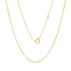 Gioiellieri 18K Solid Gold Bezel Diamond Necklace Lab Grown Brilliant Cut IGI Certified Customized Fine Jewelry