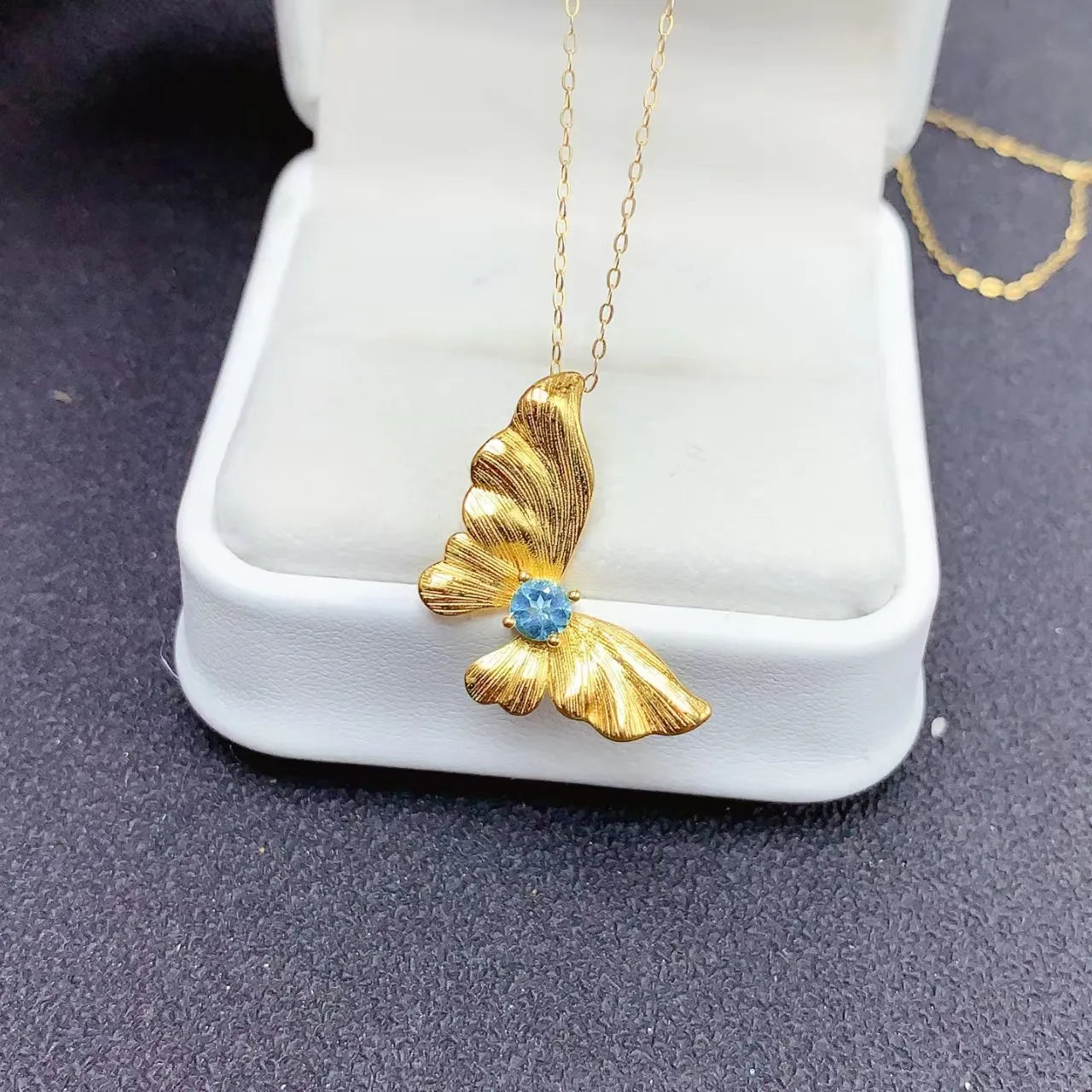 Wholesale 925 Sterling Silver Gold  plated Natural Topaz Earrings, Necklaces, Wedding and Engagement   Fashion Jewelry Sets