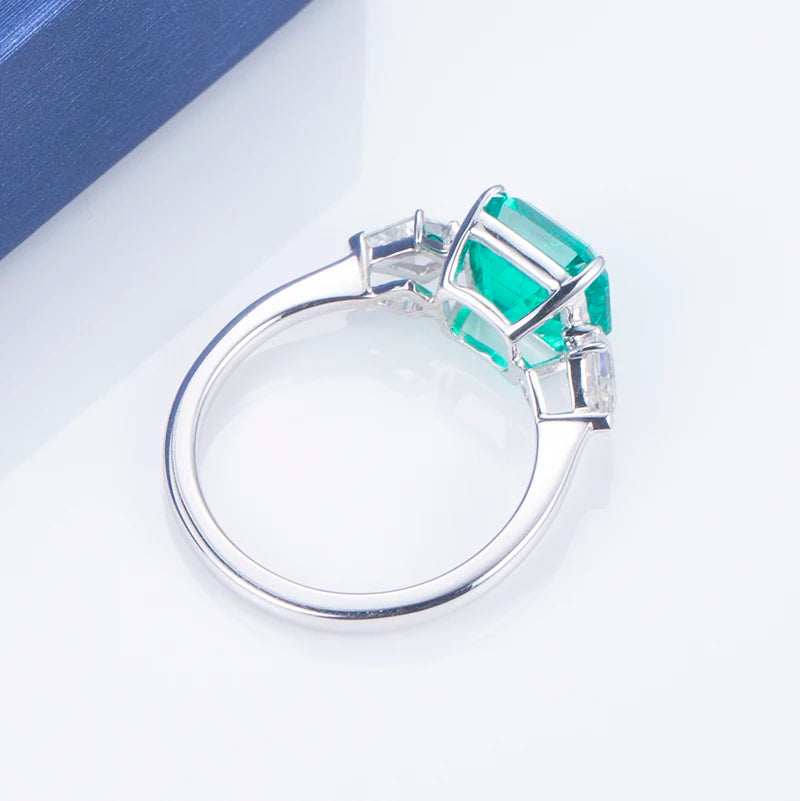 Messi Jewelry MS-620 9k 18k Gold Jewelry Create Emerald Engagement Ring