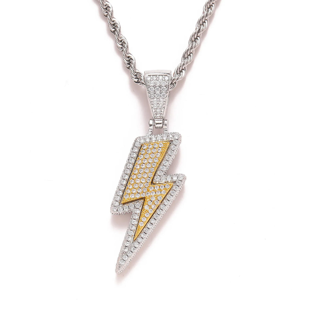 NEWLiFE BiG-BOSS Iced Out Moissanite Necklace in Brass for Men | Designer Hip-Hop Jewellery