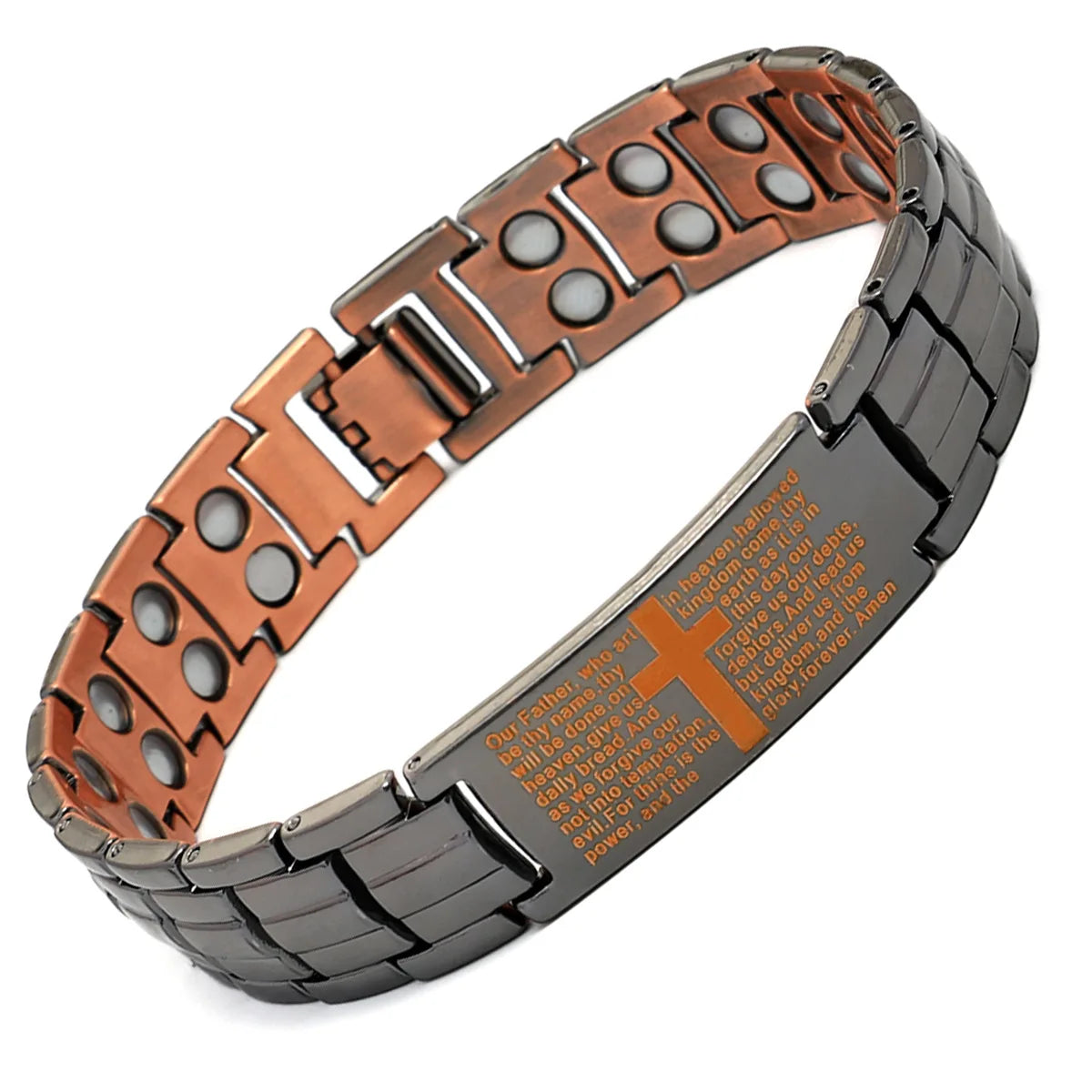NewLife - Magnetic Vintage Zinc Alloy Three-Row Bracelet