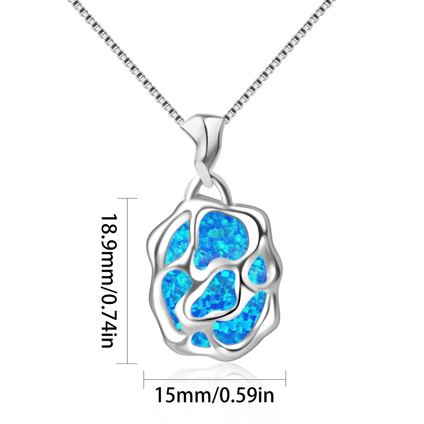 Geometric Religious Copper Alloy Silver Plated Lariat Necklace Aobao