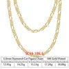 BiG-BOSS Fast Shipping SC Cable Figaro Rope Paperclip Cuban Curb Link Chains Necklace Fine Jewelry 925 Silver Chains for Men Women
