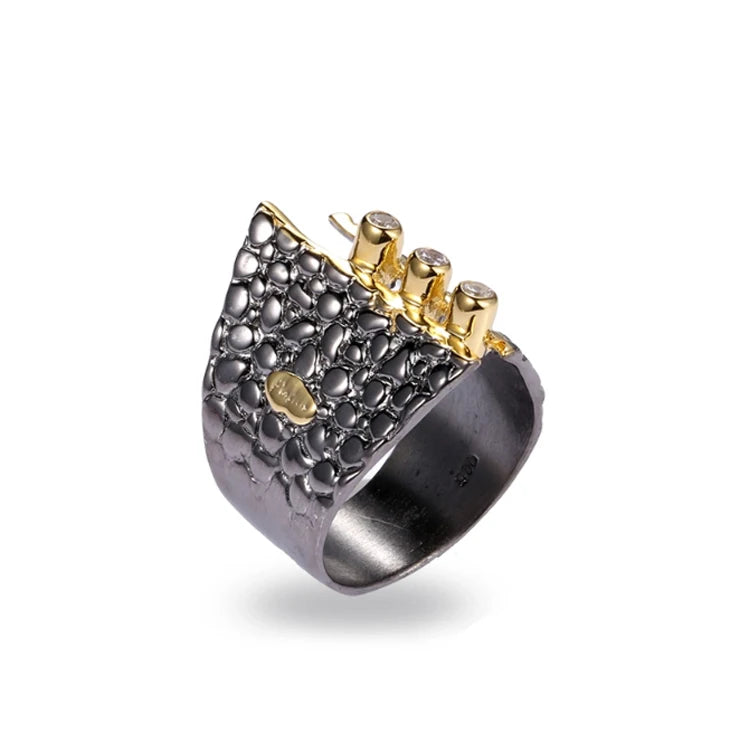 Newest Nature Design 925 Silver Ring Adjustable Finger Ring for Prom
