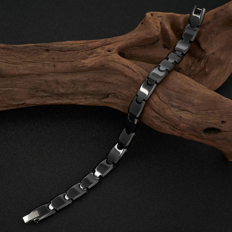 REBEL Unisex Magnetic Stainless Steel Buddhist Bracelet