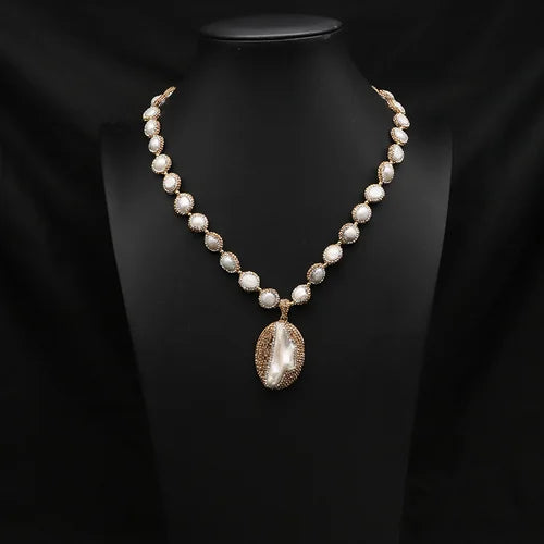 GLSEEVO 18K Gold Plated Natural Freshwater Pearl Jewellery Sets — Luxury Bridal & Wedding Collection