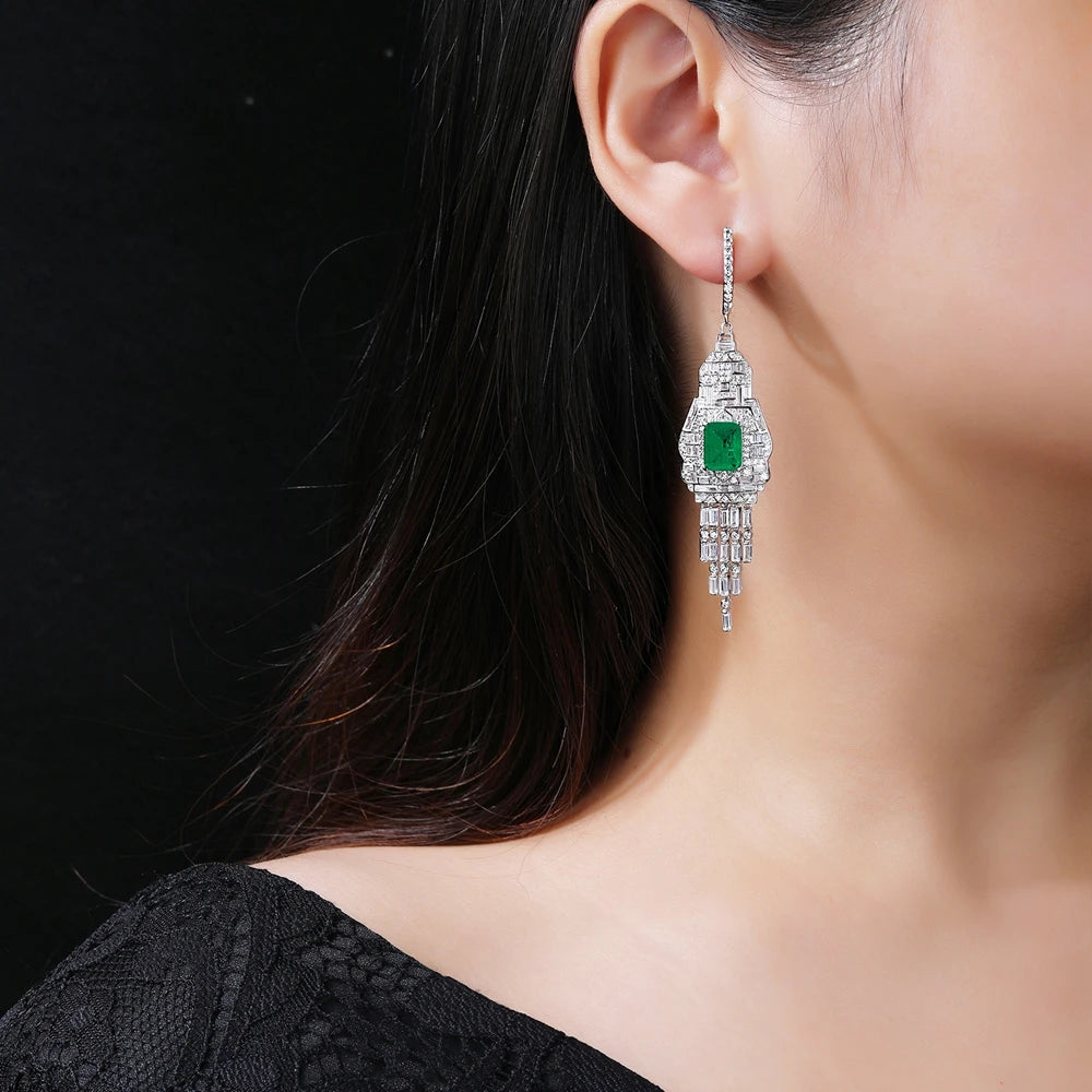 MUSHAN Jewelry Factory S925 Sterling Silver Stud Earrings With High End Feel Electroplated Gold High Carbon Diamond