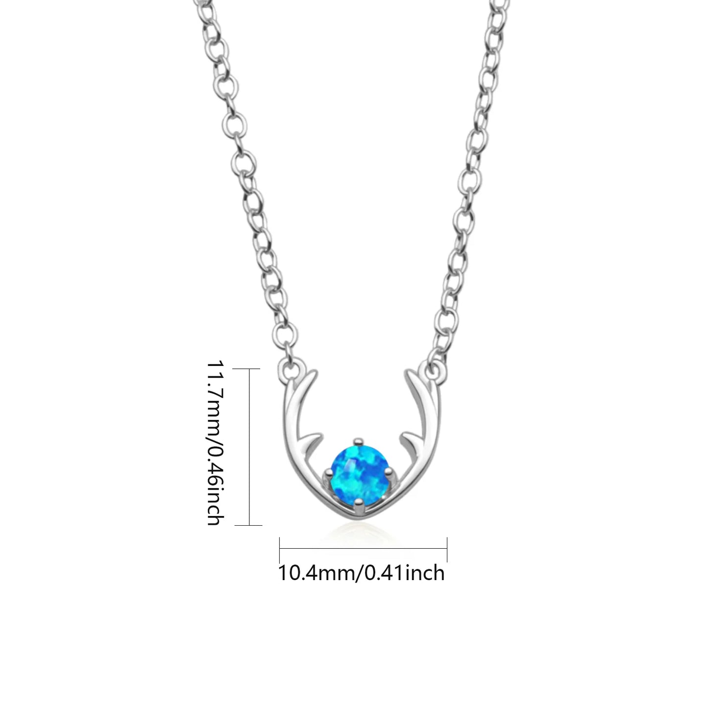 TikTok Viral Christian Starfish Opal Box Chain Necklace | Blue Coastal Jewelry-Gift Trendy Bulk Supply