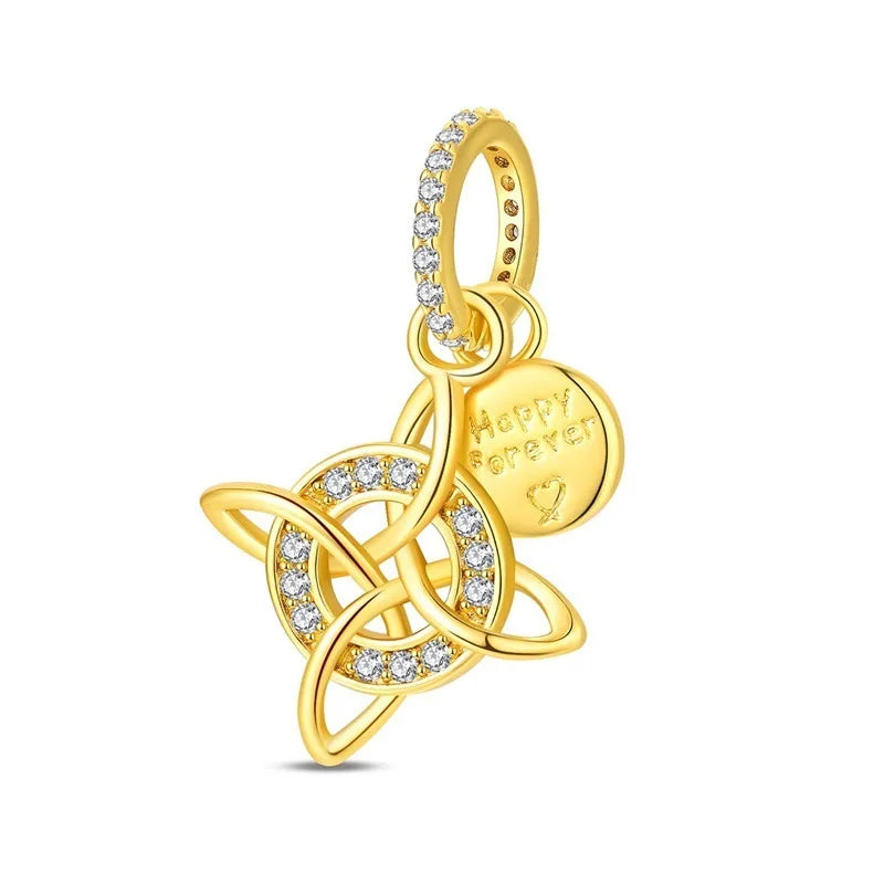 S&S Gold Charm Pendants | Nature & Travel Collection