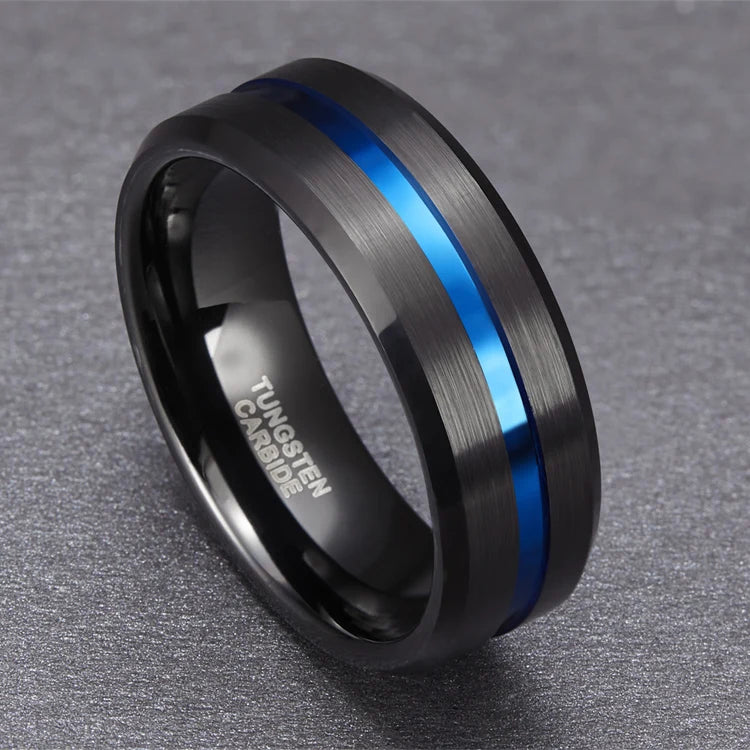 NEWLiFE REBEL Balance Loop 8mm Ring in Tungsten