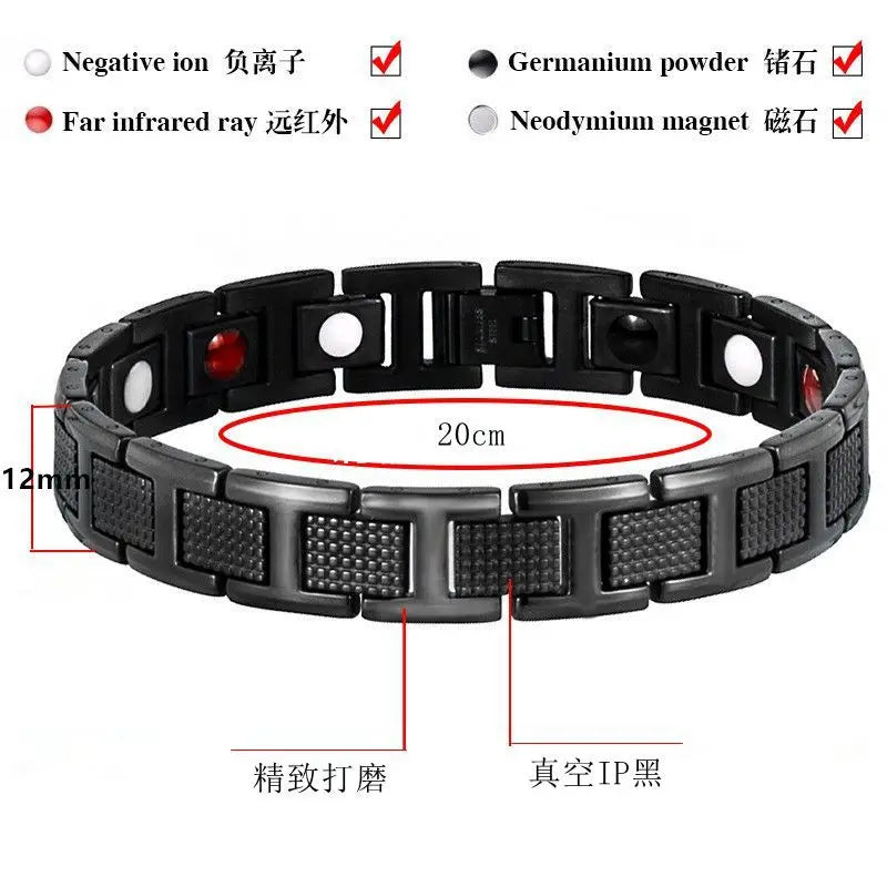 High Quality Professional Magnetic Energy Charm Bracelet Cheap Factory Price No Minimum Classic Stainless Steel Children's