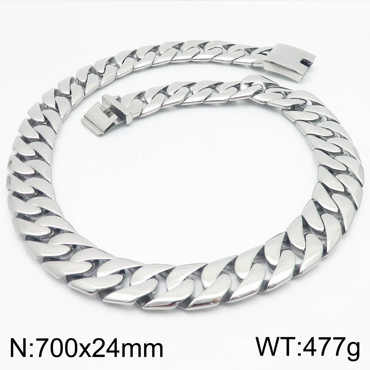 REBEL Men Hip Hop Stainless Steel Jewelry Set Cuban Links Fashion Bracelets Fashion Necklaces