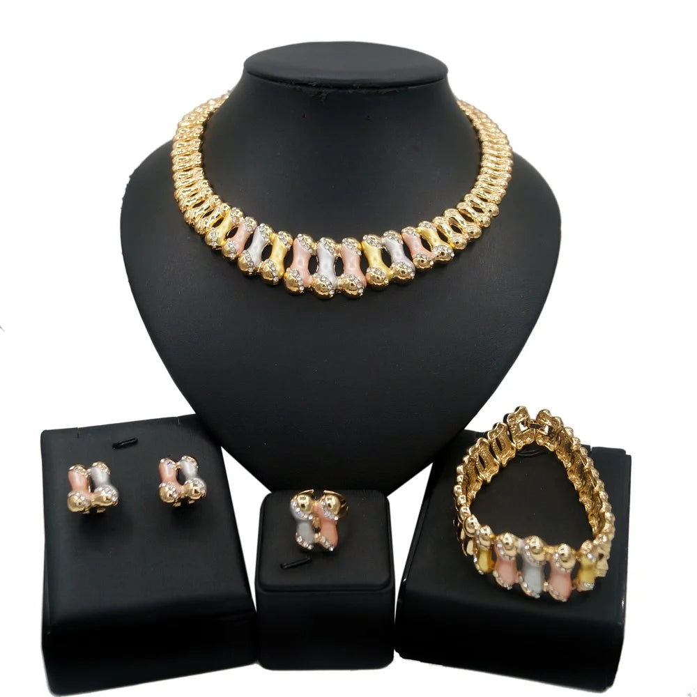 Zhuerrui Nigerian Collar Neck Jewelry Sets Choking Necklace Women Jewellery Sets Dubai Artificial Red Coral Jewelry Set HA10083
