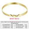 RINNTIN SB Finding Jewelry Men Cuban Link Chain Bracelet Custom Pulsera Men Hip Hop 925 Sterling Silver Chain Bracelet