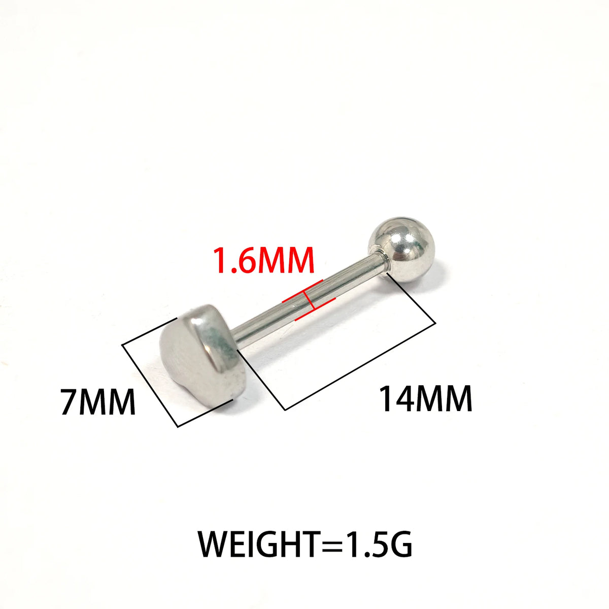 S&S Titanium Zircon & Opal Labret Stud – Collection