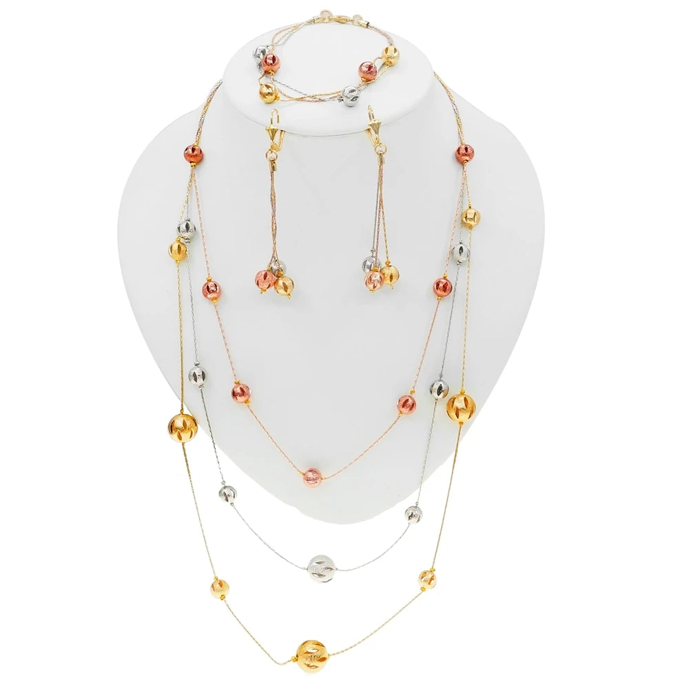 Zhuerrui Latest Design Italian Designer Luxury Jewelry Sets Necklace Bracelet Earrings Ring Woman Wedding Jewelry Set HN21031214
