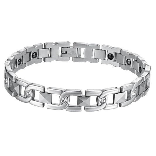Wholesale Men's Trendy Luxury Bracelet Stainless Steel Magnetic Energy Gold Cute Pearl for Anniversary Occasions Children's