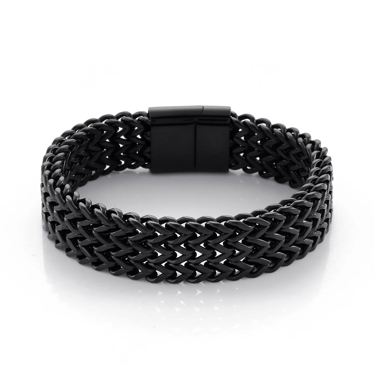 KALEN Punk Trendy Mesh Bracelets Men 316L High Quality Stainless Steel Bracelet Jewelry