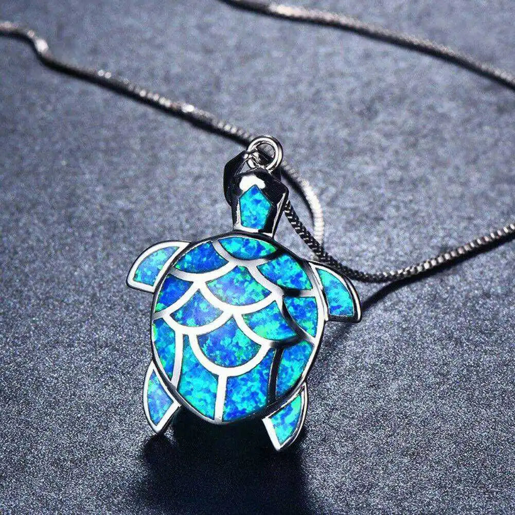 Aobao Luxury Opal Necklace with Gold Plated Copper Construction